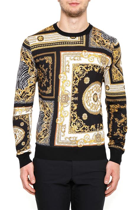 pullover herren versace|versace men's sweater.